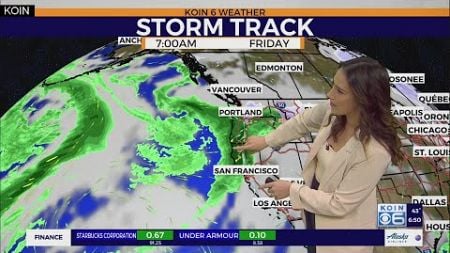 Wet days ahead but a dry pattern returns to Portland next week