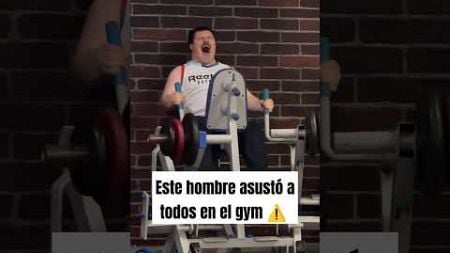 Este hombre asustó a todos en el gym #fitness #gym #mma #powerlifting #fakesituation