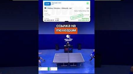 Договорной матч по теннису в ТГ — заходи! #tabletennis #настольныйтеннис #теннис