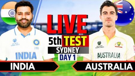 India vs Australia, 5th Test, Day 1 | IND vs AUS Live Match | Live Cricket Match Today, 3rd Session