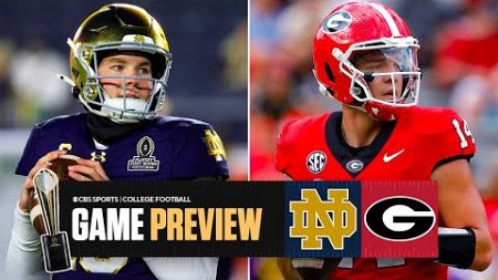 College Football Playoff Quarterfinal: No. 7 Notre Dame vs. No. 2 Georgia | GAME PREVIEW