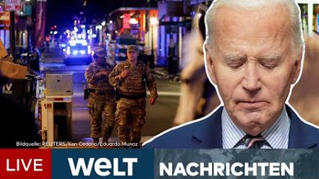 ANSCHLAG IN NEW ORLEANS: Attentäter war laut Joe Biden vom IS inspiriert | LIVESTREAM