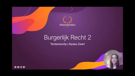 Tentamenclip | Burgerlijk Recht 2 | RUG FDR