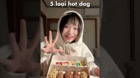 Review 5 vị hotdog Hàn Quốc siêu nổi tiếng ✨ #khumcanco