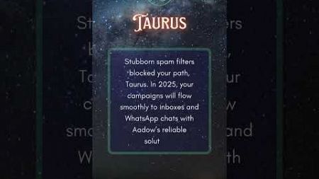 #taurushoroscope #horoscope #marketanalysis #emailmarketing #whatsappmarketingsoftware #advertising