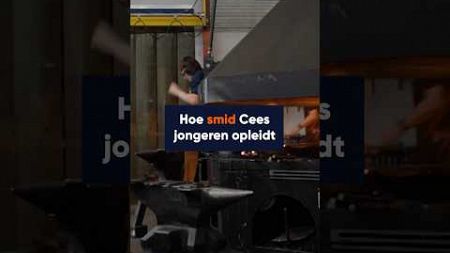 🔥 Steeds minder jongeren kiezen voor het leren van een ambacht en dus smeedt smid Cees een plan