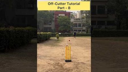 Off-Cutter Tutorial with Tennis ball in Cricket - Part B