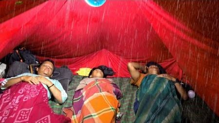 diguyur hujan deras sepanjang malam dipinggir sungai, fishing, tidur nyenyak sampai pagi