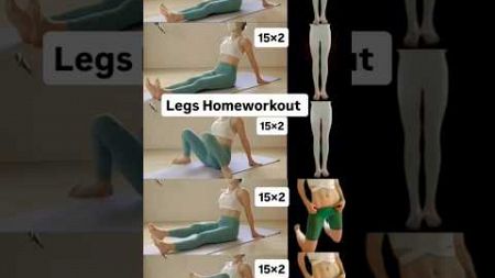 leg home workout for women #shorts #yoga #weightlossworkout #fitness #ytshorts #yogafit