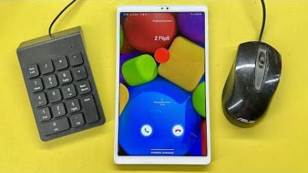 Unreal Incoming Call with Keyboard and Computer Mouse on Samsung Tab A7 + Mouse Asus