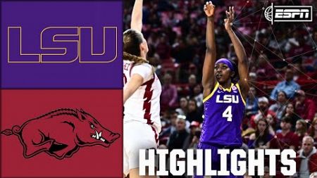 PURE DOMINANCE 💪 LSU Tigers vs. Arkansas Razorbacks | Full Game Highlights | ESPN College Basketball