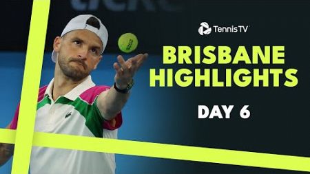 Djokovic vs Opelka, Dimitrov and Lehecka In Action | Brisbane 2025 Highlights Day 6