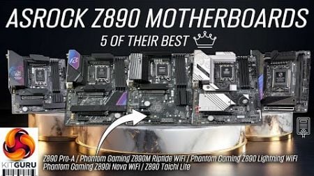 ASRock Z890 Motherboard Roundup - 5 of their best