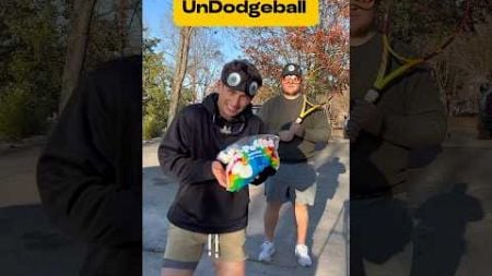 UnDodgeball Game😂 with Marshmallows and a Tennis Racket #sports #funny #game #dodgeball #tennis