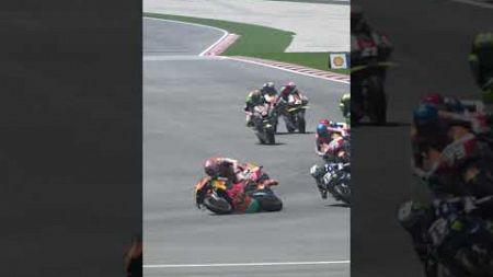 Marquez lost control and fell