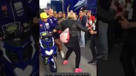 DId The Lady block the way? #automobile #motogprace #motogp