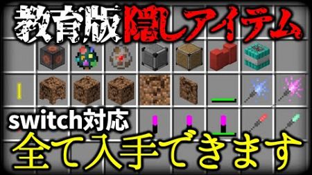 【入手方法】教育版の全ての隠しアイテムの入手方法を紹介！【switch対応】