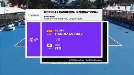 Nuria Parrizas Diaz ESP vs Aoi Ito JPN - HighLights