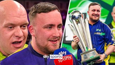 Luke Littler and Michael van Gerwen react to DOMINANT 2025 World Darts Championship final 🎯