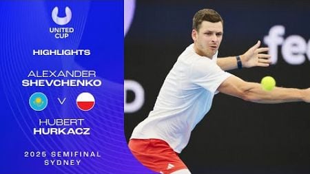 Alexander Shevchenko v Hubert Hurkacz Highlights | United Cup 2024 Semifinal