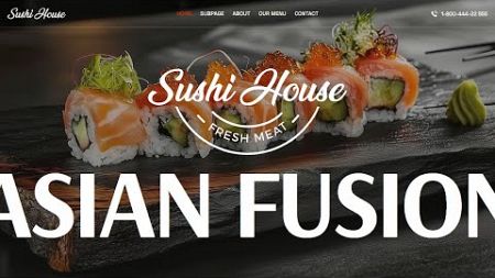 LIVE ELEMENTOR : Build a Wordpress Sushi Template with Elementor