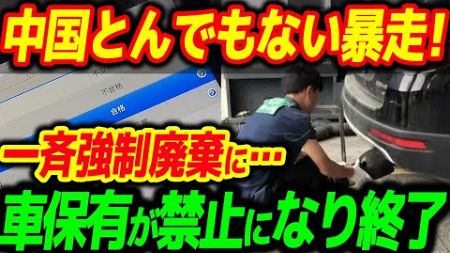 中国が遂に車を保有できなくなり大混乱！車検が通らず3億3000万台が強制廃車に！？【その他1本】