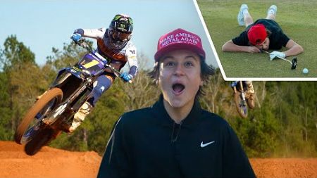 Last Minute Supercross Prep | New Sport? Golfing!