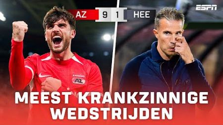 De MEEST KRANKZINNIGE WEDSTRIJDEN in de Eredivisie 2024/25 😱