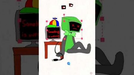 Fun computer x vee ( Dandy&#39;s world)#sprunki #incredibox#shorts