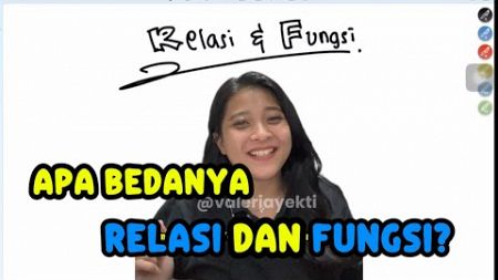 APA BEDANYA RELASI DAN FUNGSI?