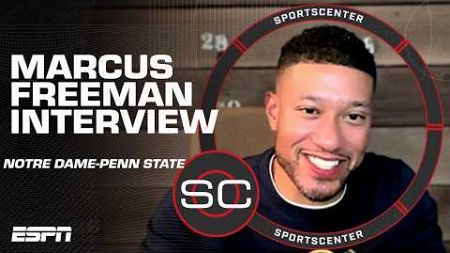 Marcus Freeman on Notre Dame&#39;s win vs. UGA, Riley Leonard&#39;s success &amp; Penn State game | SportsCenter