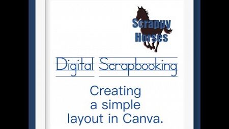 Creating a Simple Scrapbook Layout in Canva