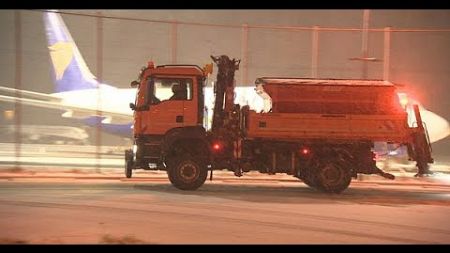 &quot;Wintereinbruch&quot; Airport Weeze und Umgebung