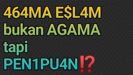 464M4 E$L4M itu bukan agama, tapi P3N1PUAN POLITIK &amp; KEKUASAAN berkedok agama⁉️