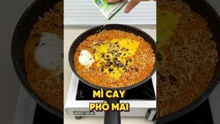 CÁCH LÀM MÌ CAY PHÔ MAI #food