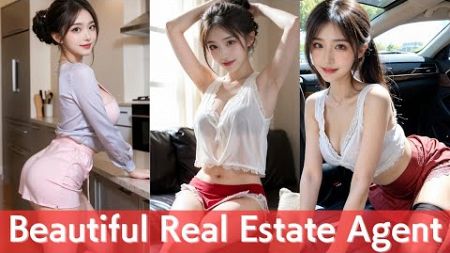 【4K Japanese Beauty】美人の不動産屋さん | Beautiful Real Estate Agent | Work Style Lookbook | AI美女Karen