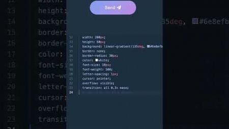 Animated send button #animatedbutton #coding #webdesign #webdevelopment #programming #shorts
