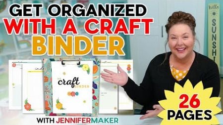 Craft Inventory Binder | Stay Organized, Save Money &amp; Time