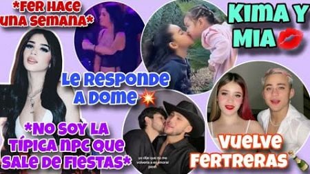 IAMFERV&quot;YO NO SOY BÁSICA QUE SALE DE FIESTA&quot;❌️LE DIERON UN BESO A KIMA SOFIA EN LA BOCA😱ROD RESPONDE