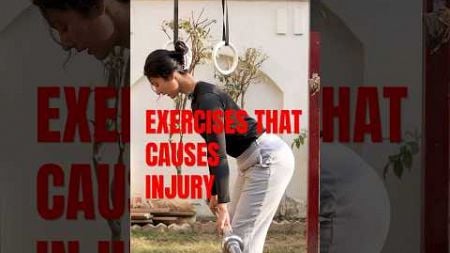 EXERCISE THAT CAUSES INJURY PART 1 #fitness#injury #injuryprevention #workout