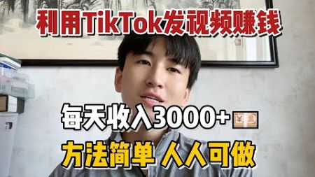 【副业赚钱】内卷不过辞职了，利用tiktok发视频撰钱，每天收入3000+，选择大于努力，方法简单普通人也可以#tiktok #tiktok赚钱 #tiktok干货 #副业