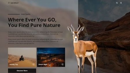 Exploring the Saudi Desert: Create a Stunning Travel Page with HTML and CSS