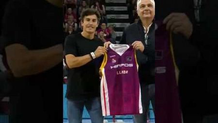 Marc Marquez Jadi Tamu Kehormatan 🏀 - #marcmarquez #motogp