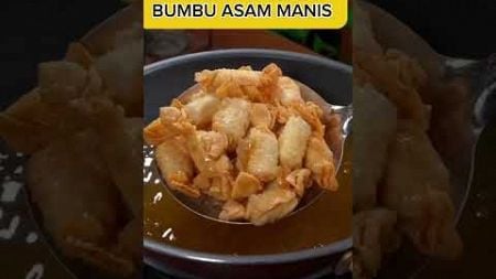 RESEP SOSIS PANGSIT SAOS ASAM MANIS #food #cookingshorts #cemilanmudah #masak #sosis #asammanis