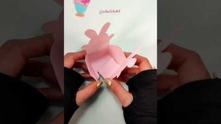 💓🐰DIY How to make a cute candy Box, Paper craft Idea, Cute Gift #craft #art #trending #diy