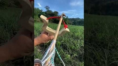 Bamboo 🎍 creation trishul slingshot 🏹 #archery #sword #handmade #diy #craft #cr7 #explore #shorts