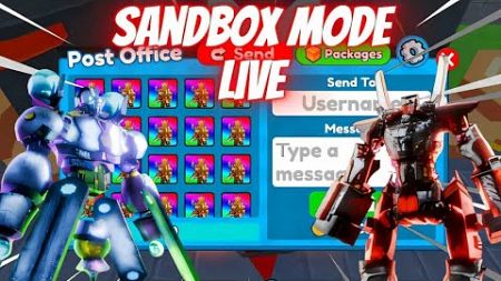 🔴LIVE🔴 SANDBOX MODE WITH VIEWERS &amp; SIGNING UNITS - ROBLOX Toilet Tower Defense GIVEAWAY EP 77