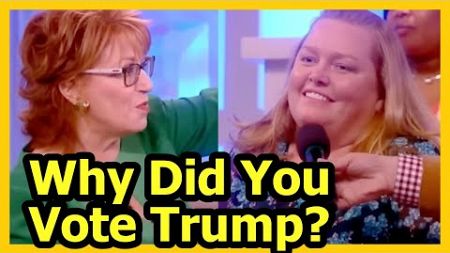 Instant REGRET When Joy Behar Asks Audience Why They Voted for Trump