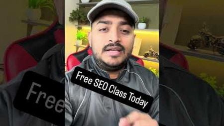 Join Free SEO Class Today on Instagram