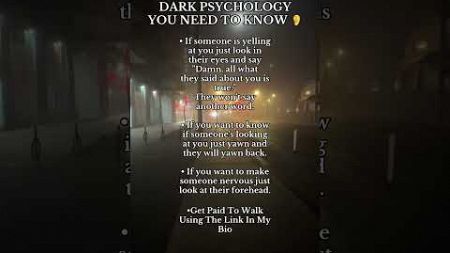 Dark psychology you need to know #shorts #psychologyfacts